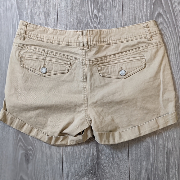 Aeropostale Khaki Midi Twill Shorts - Picture 2 of 5